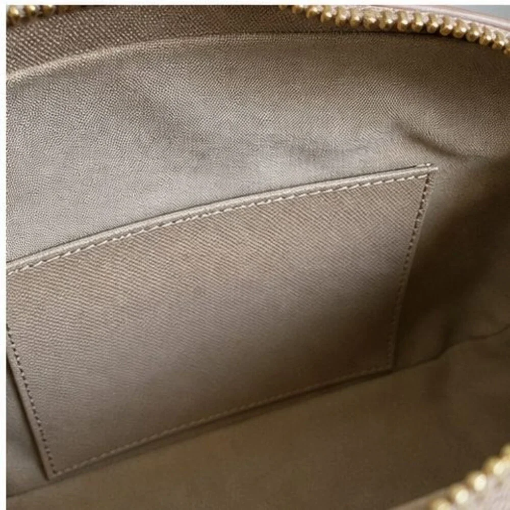 Tan Saffiano Crossbody Bag